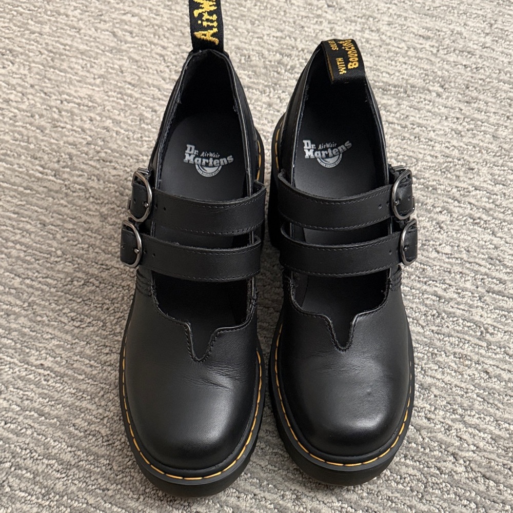 Dr. Martens Eviee Sendal Leather Heeled Shoes